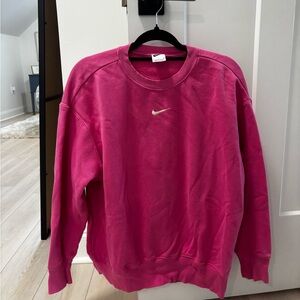 Nike Fuchsia Crewneck Sweatshirt